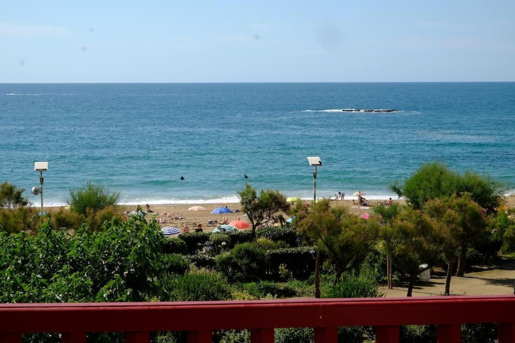 Appartement Le Sahel - Vue Imprenable Sur L'Ocean Биариц Екстериор снимка