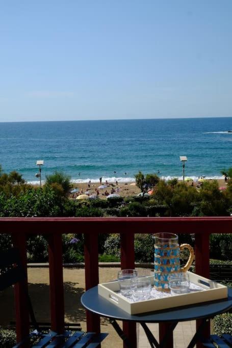 Appartement Le Sahel - Vue Imprenable Sur L'Ocean Биариц Екстериор снимка