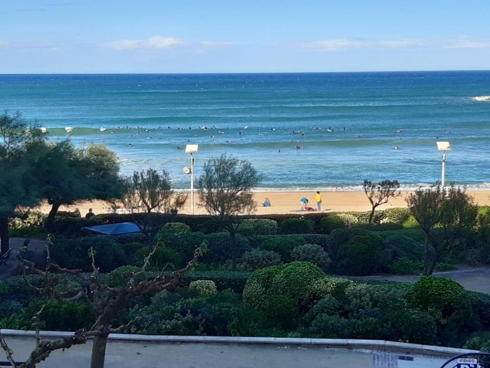 Appartement Le Sahel - Vue Imprenable Sur L'Ocean Биариц Екстериор снимка
