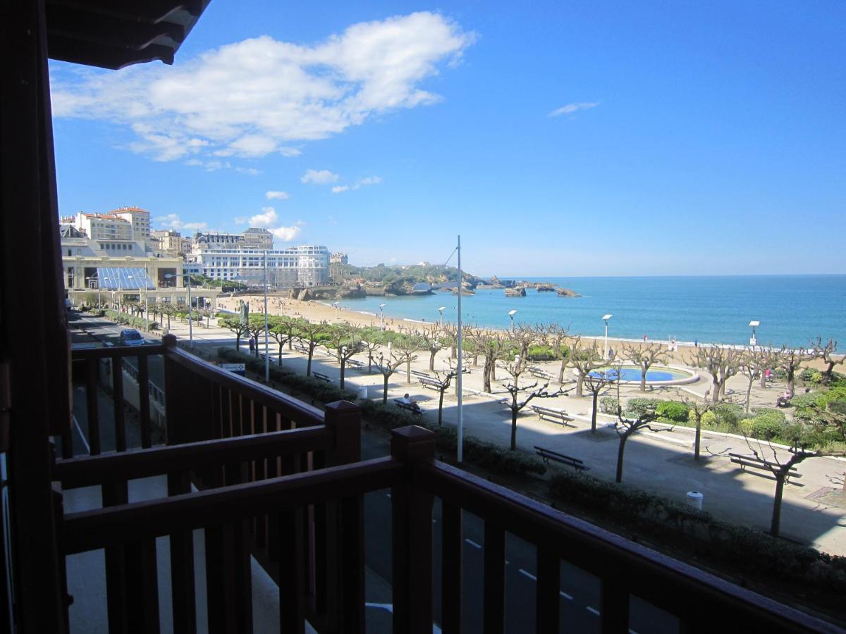 Appartement Le Sahel - Vue Imprenable Sur L'Ocean Биариц Екстериор снимка